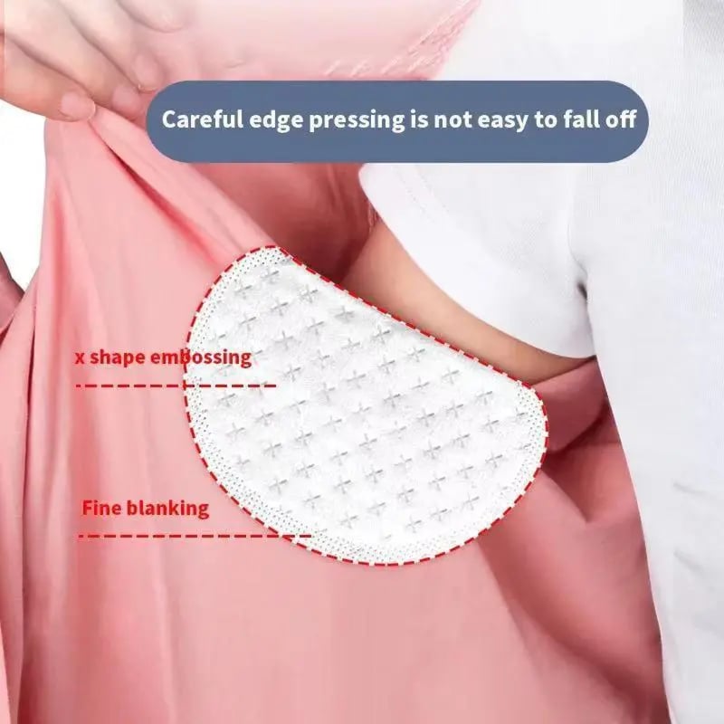 Invisible, Breathable, Disposable Underarm Sweat Pads — Daily Use, Fitness, Travel