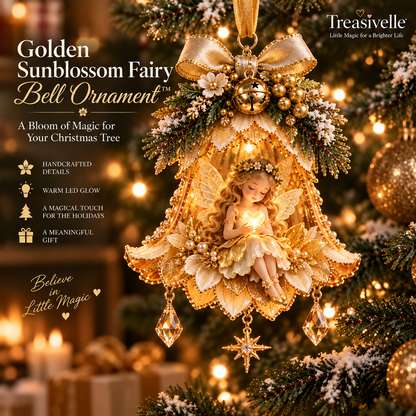 🧚‍♀️✨ Enchanted Fairy Bell Christmas Ornament
