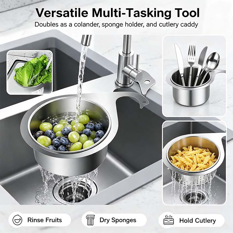 BUY 1 GET 1 FREE💧Stainless Steel Swan Sink Strainer Basket🦢💧
