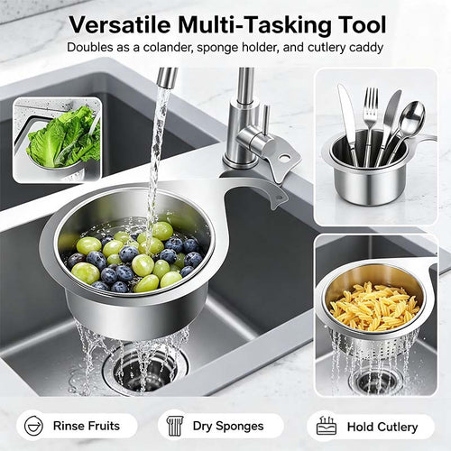 BUY 1 GET 1 FREE💧Stainless Steel Swan Sink Strainer Basket🦢💧
