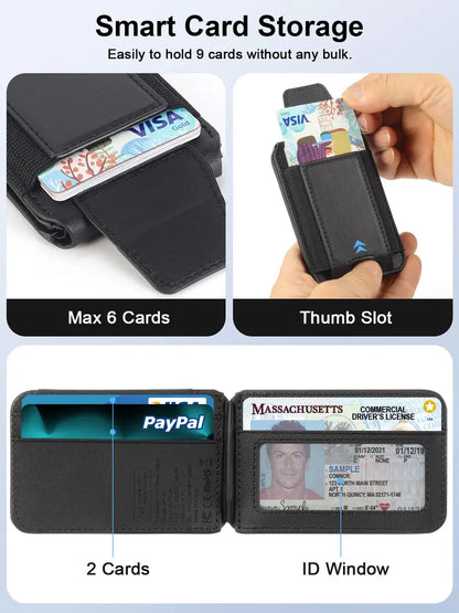 🔥 Never Lose Your Wallet Again – Smart Magnetic Find My Wallet for iPhone