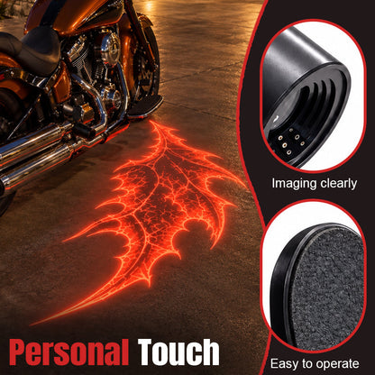 Motorcycle Devil Wing Ground Projection Lights (1 Pair)