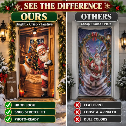 Magical Christmas Door Cover & Holiday Party Banner 🎄