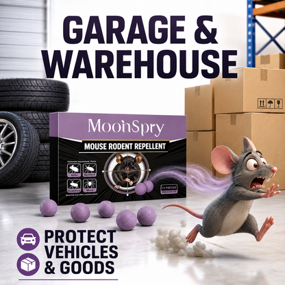 🔥 Limited Edition 50% OFF 🟣 Natural Peppermint Rodent Repellent Tablets – 12 Pack