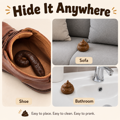7-Piece Realistic Fake Poop Prank Set