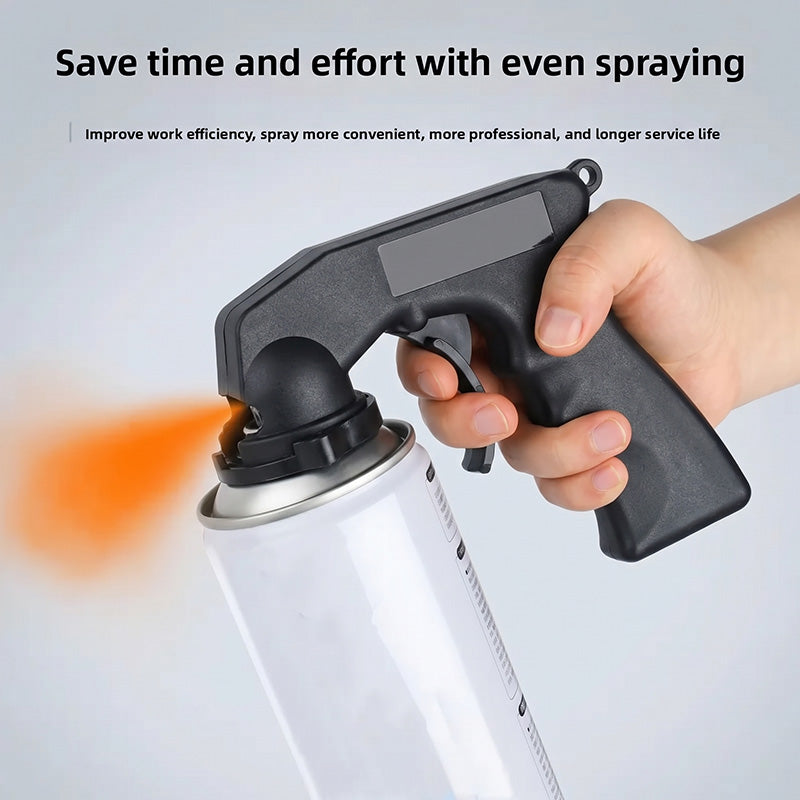 🔫Universal Professional Spray Can Handle - Ergonomic Aerosol Trigger Grip for DIY Painting, Car Refinishing, & Home Furniture Makeovers - Fits All Standard Cans