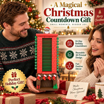 Santa Chimney Advent Calendar – 24-Day Christmas Countdown