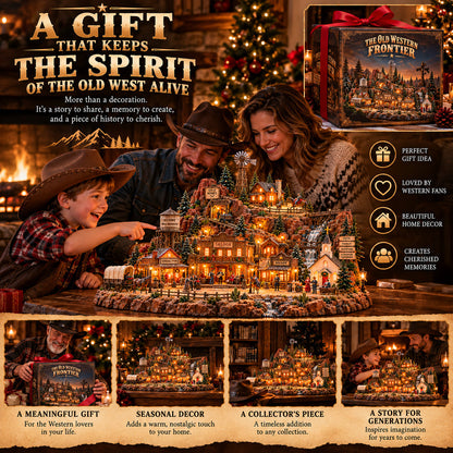 The Old Western Frontier – Lighted Miniature Western Village
