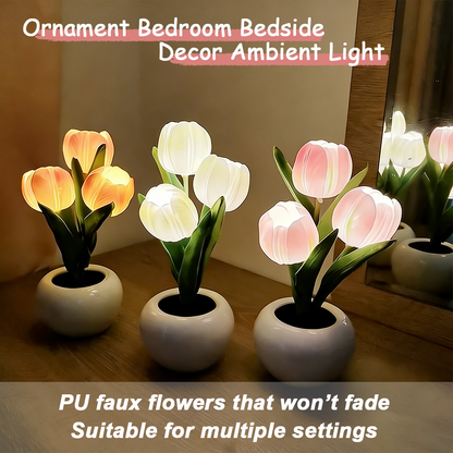 ✨Buy 2 free shipping 🌷Tulip LED Night Light with Vase