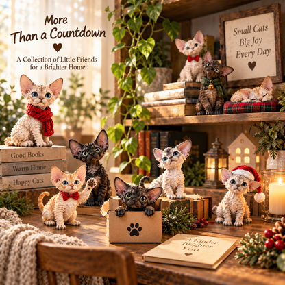 🐱 24 Days of Devon Rex Cats 🎄 Christmas Advent Calendar for Cat Lovers