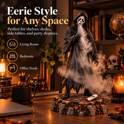 👻Ghostly Reaper Mist Humidifier – Spooky Halloween Décor with Remote 🎃