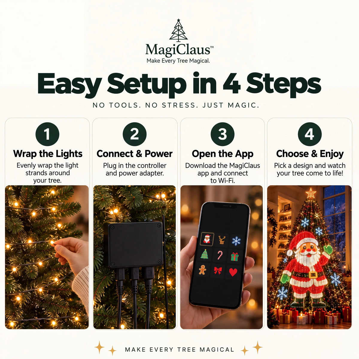 Smart Animated Christmas Tree Lights