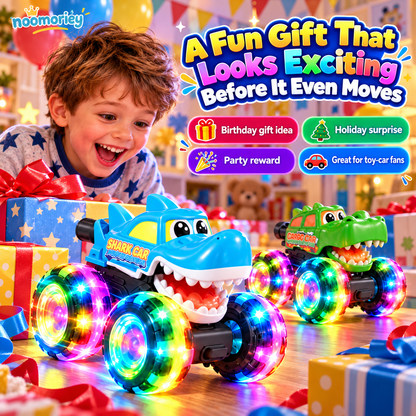 💕Glowing Monster Big Foot Toy Car