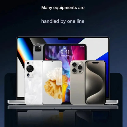 🔥Last Day 57% OFF - ⚡2-in-1 Invisible Holder Charger Cable – 240W Fast Charging Cord with Built-In Phone Stand