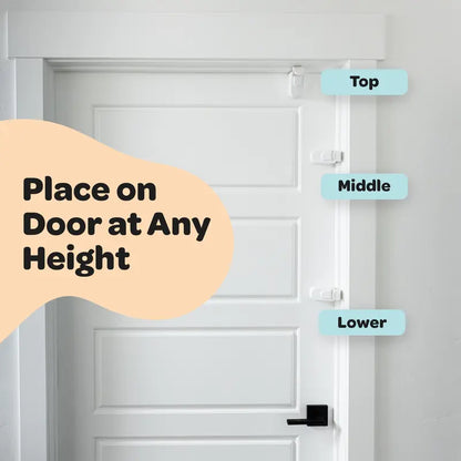 The Snap-On Door Lock Kids Can't Reach or Defeat