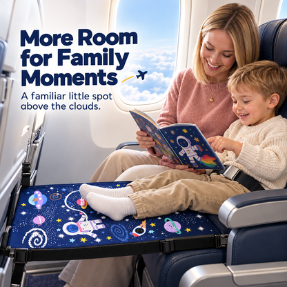 ✈️ Kids’ Airplane Seat Extender – Foldable Travel Leg Rest, No Inflation Needed 🚀