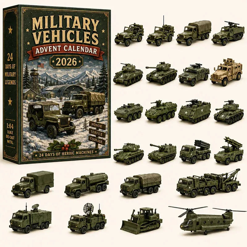🔥😍 2026 Vehicle Advent Calendar Collection – 24 Days of Classic Machines, Trucks & Military Legends 🚜🎄