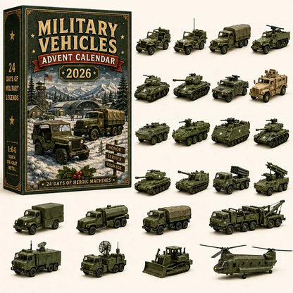 🔥😍 2026 Vehicle Advent Calendar Collection – 24 Days of Classic Machines, Trucks & Military Legends 🚜🎄