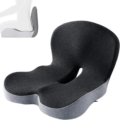 🪑 Limited-Time Sale Non-Slip Memory Foam Seat Cushion – Deep Comfort with Removable Washable Cover