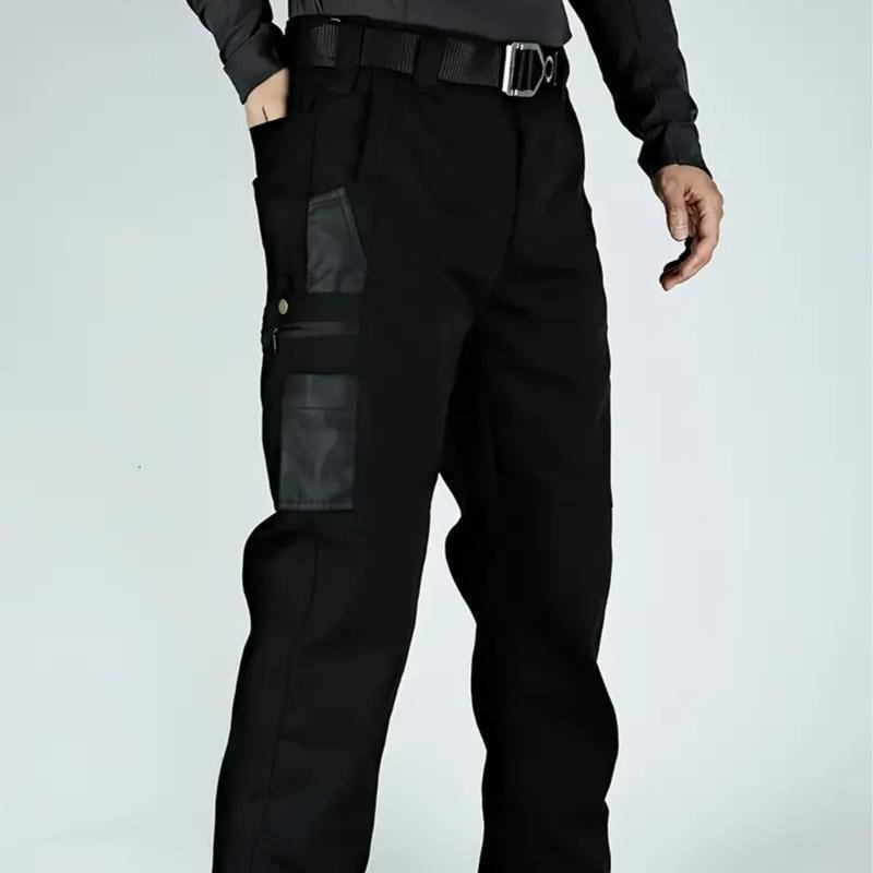 🔥Buy 2 Free Shipping👖Men's Solid Color Camouflage Printed Pocket Zipper Waterproof Tactical Work Pants