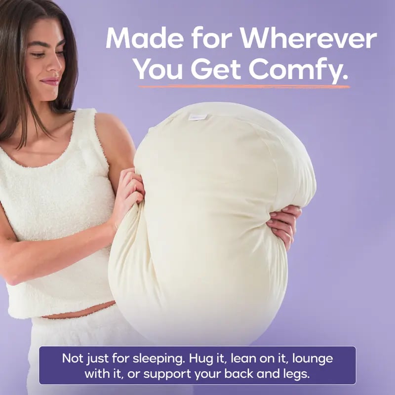 🪨Mellow CloudCool & Lush Pebble Pillow | Washable Removable Cover Cushion