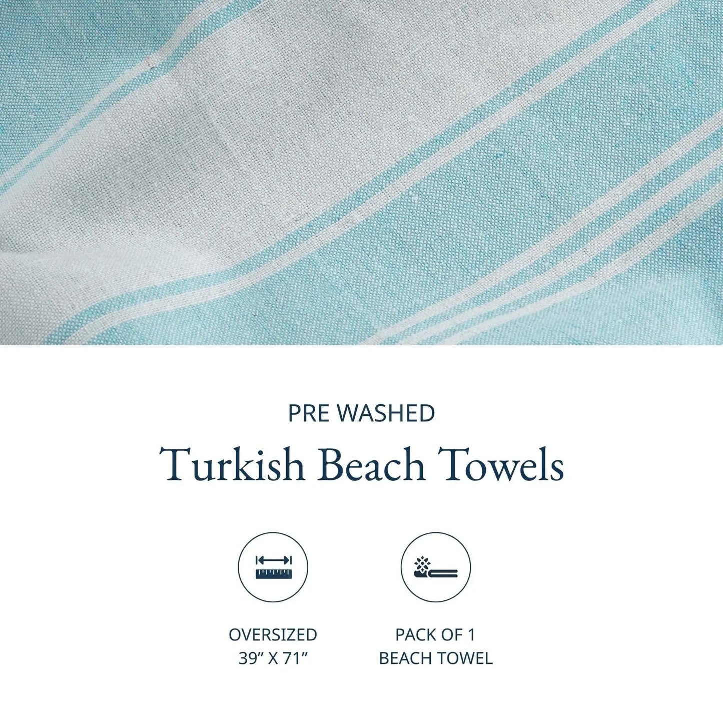 🔥Summer Hot Sale 48%OFF🌴 Lightweight XL Flat-Weave Beach Towel