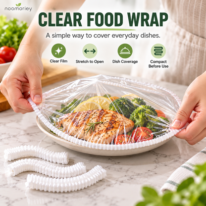 🍽️✨ WrapEase – Clear Food Wrap for Bowls & Plates