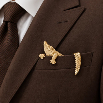✨ Luxury Sculpted Animal Brooch – Premium Statement Piece for Men & Women’s Suits & Blazers