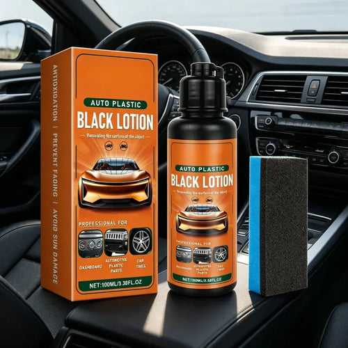 😎Plastic & Trim Restorer – Interior & Exterior Revitalizer with Applicator Pad