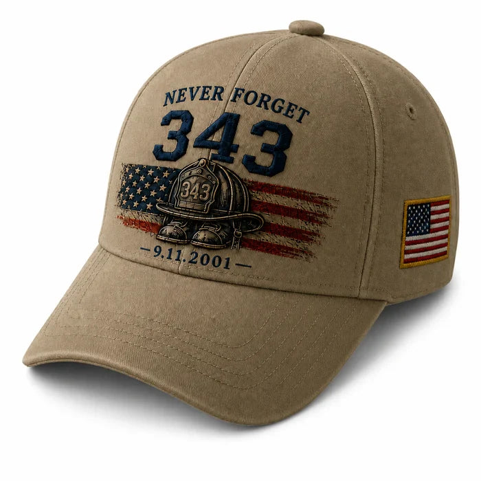 🧢Never Forget 343 Memorial Cap
