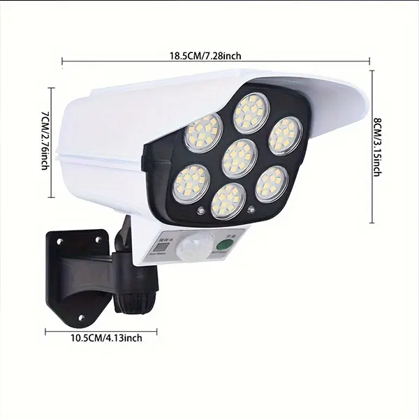 1:1 Fake Security Camera Light Solar Powered