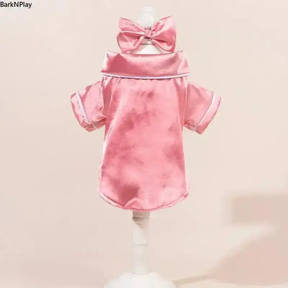 Soft Silk Pet Pajama Set