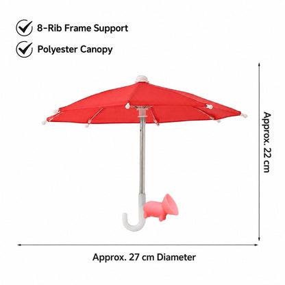 BUY 3 FREE SHIPPING✨Mini Sun/Rain Umbrella for Motorcycle & Bicycle Phone MountShade Your Screen. Save Your Battery.