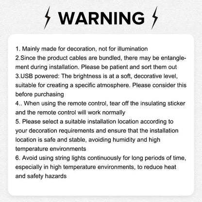 LED Firecracker Fairy String Lights
