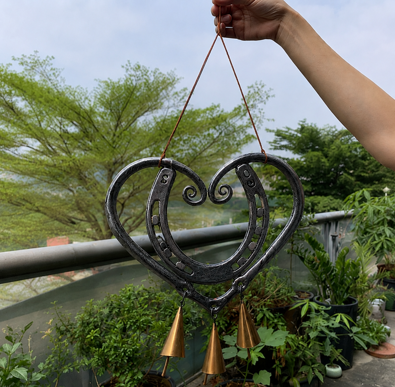 🎁Last Day 49% OFF - 100% Handmade | The Horseshoe Heart Wind Chime❤