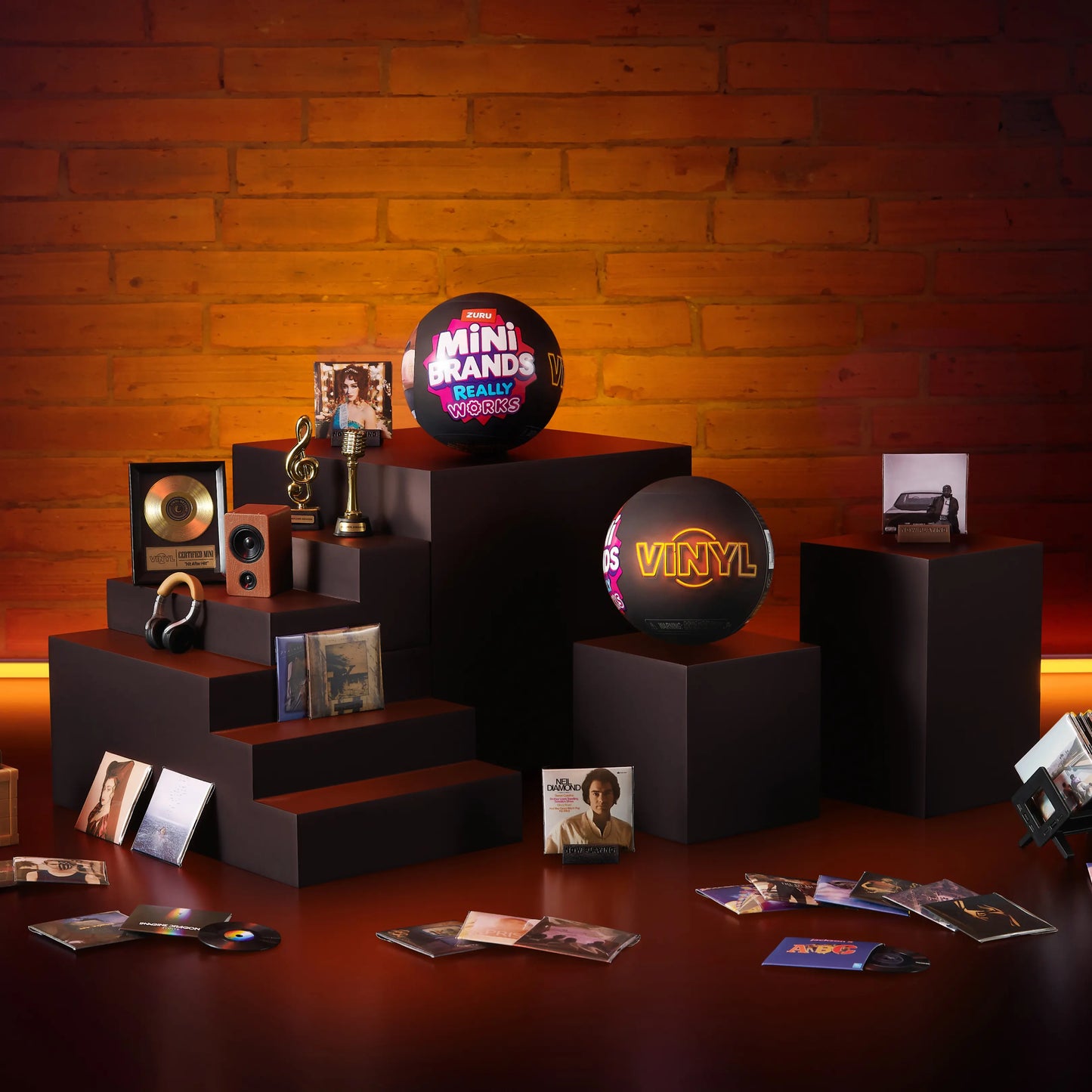 Mini Vinyl Record Player Blind Box | Retro Turntable Collectible Miniature Toy & Desktop Decor
