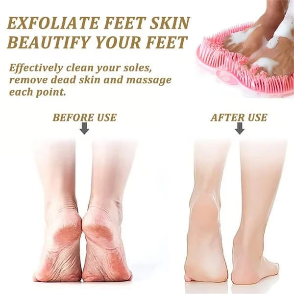 Silicone Foot Scrubber with Suction Cups