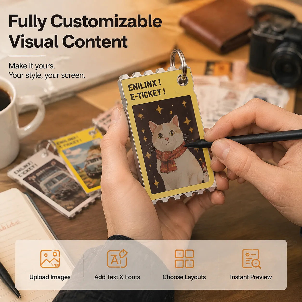 📱Customizable E-Paper Screen