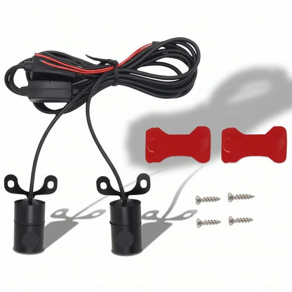 ⏰ LAST DAY 49% OFF 🏍️ Angel Wing Motorcycle LED Projector Lights (1 Pair)