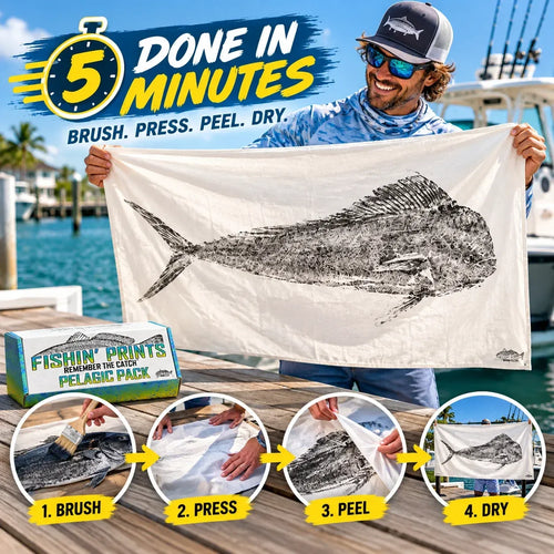 🎣 DIY Gyotaku Fish Printing Kit