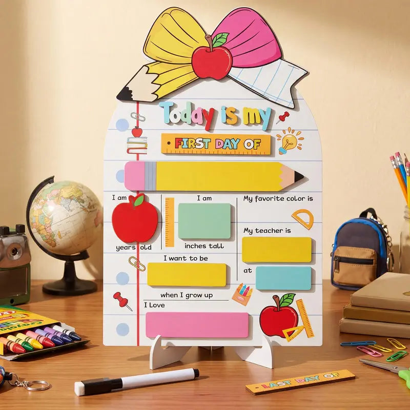First Day of School Sign Reusable Back