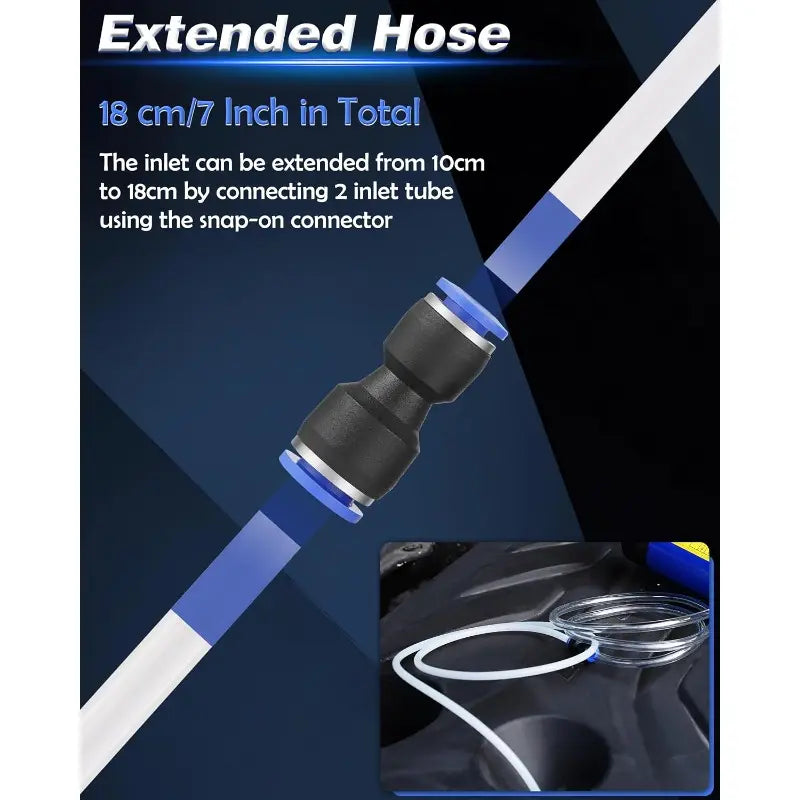 12V 100W Efficient Powerful Self-Priming Oil Pump, 30min Continuous Car Tool for Engine Oil Change, Electric Fluid Transfer for Gear/Transmission Fluid Removal, Efficient Pump,toolupgrade