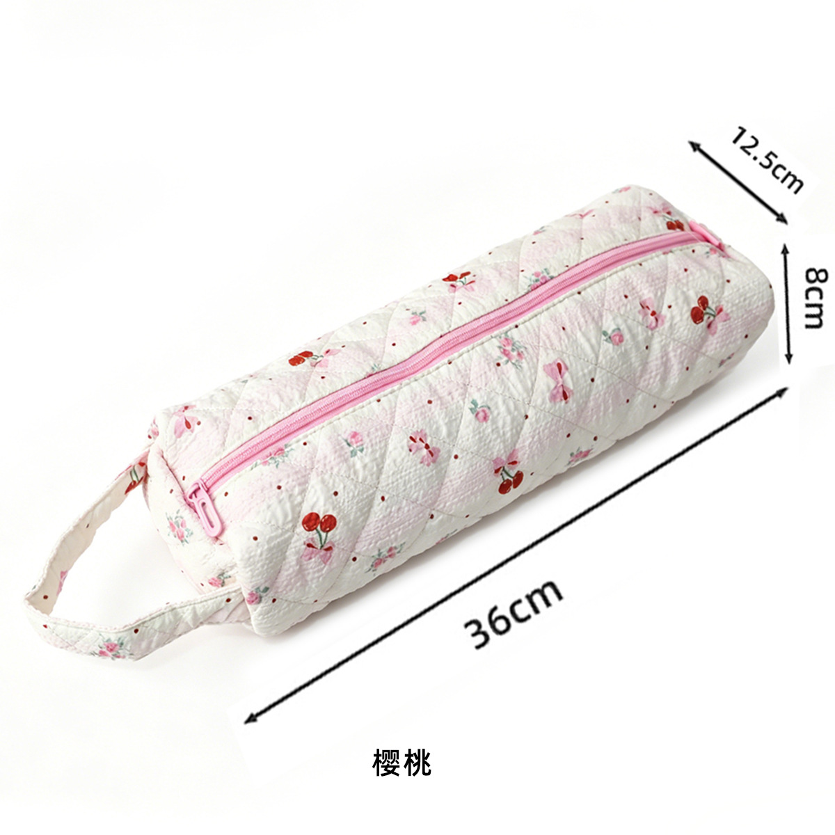 🎒Quilted Multi‑Purpose Storage Bag, Portable Zipper Cosmetic Makeup Pouch with Handle