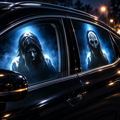🎃 Halloween Car Window Projector – USB-Powered Spooky Ghost Projection for Cars & Halloween Nights