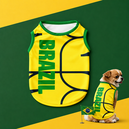 ⚽🐾 National Team Inspired Pet Jersey – Stylish Football Fan Apparel for Dogs & Cats