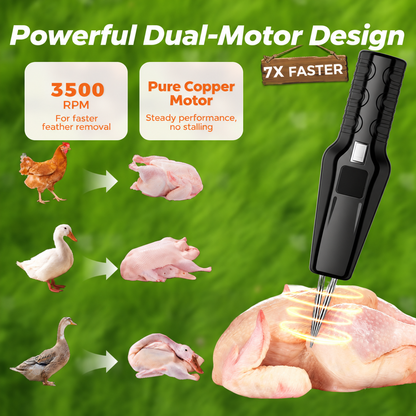 🦆🔥2026's best-selling products 🔥🐓 Poultry electric plucker - easy plucking, saves time and energy!