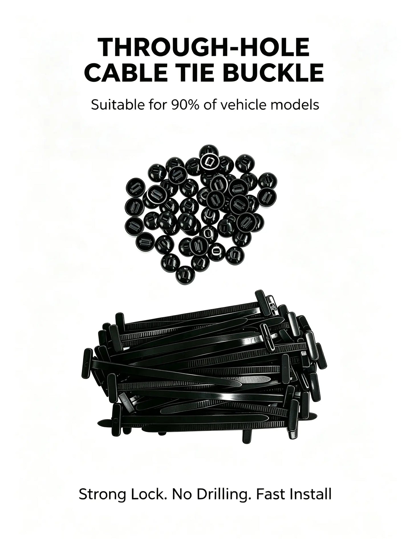 Nylon Universal Cable Tie Buckle