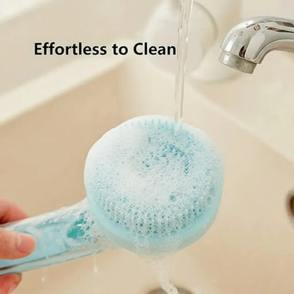 2026 2-in-1 Pet Bath & Grooming Brush with Soap Dispenser