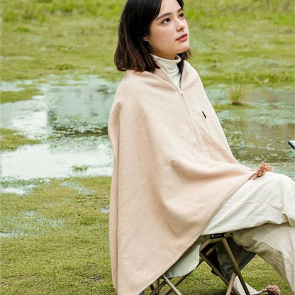 Portable Heated Shawl – Wearable Electric Heating Wrap