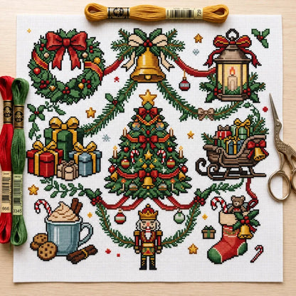 🔥LAST DAY 50% OFF - ✨Nativity Cross Stitch Kit
